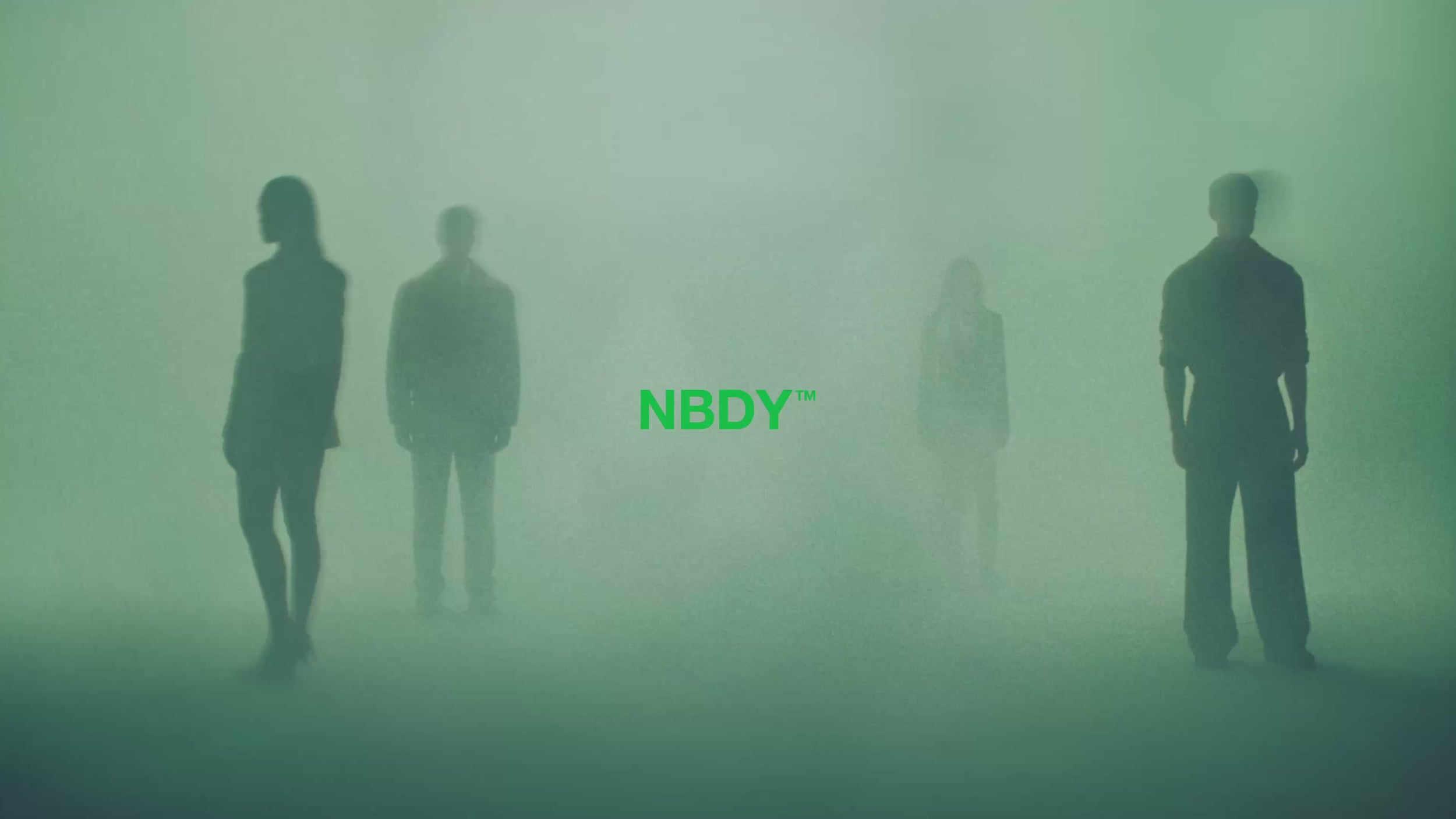 NOBODY Volume 2 film: the four Symphony of Notes fragrances, each on its own coloured set